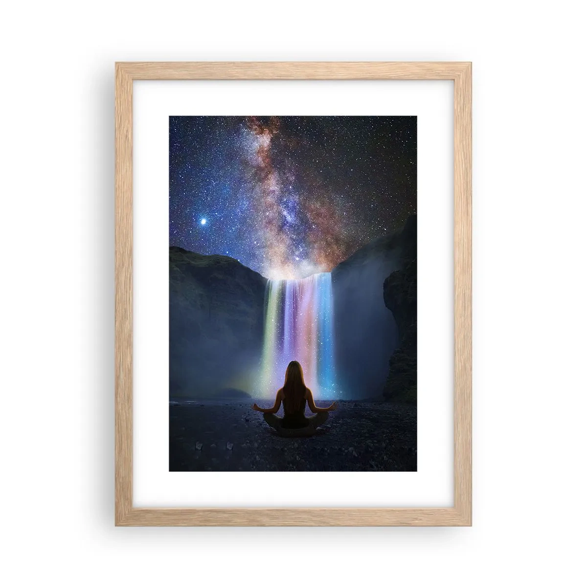 Affisch i ram av ljusek - Absolut harmoni - 30x40 cm