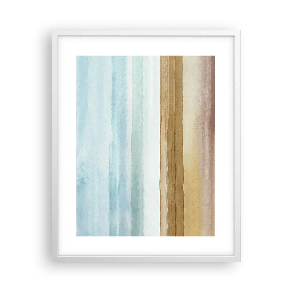 Affisch i vit ram - Svalkande - 40x50 cm