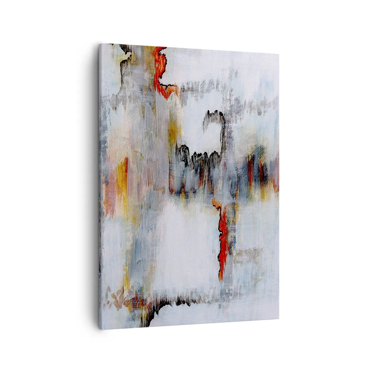 Canvastavla - Bild på duk - Med pinne på vatten - 50x70 cm