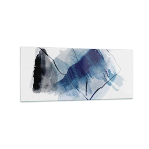 Glastavla - Bild på glas - Isberg - 120x50 cm