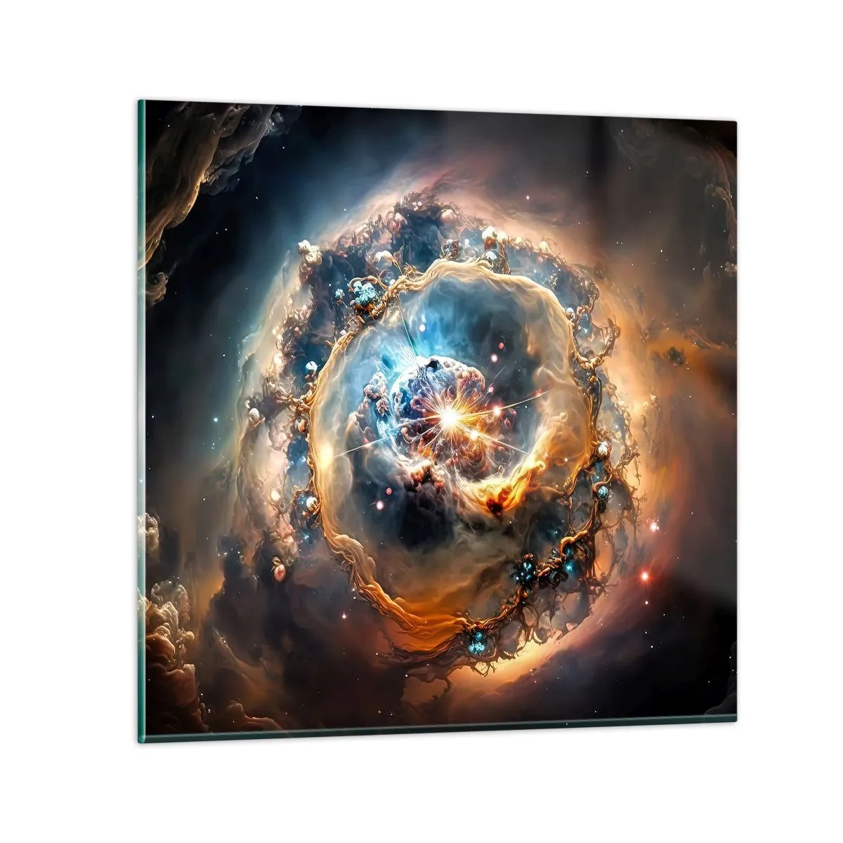 Glastavla - Bild på glas - Början - 60x60 cm