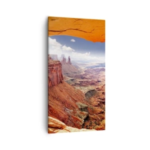 Canvastavla - Bild på duk - Skapat av naturen - 55x100 cm