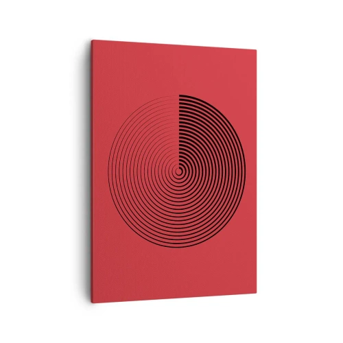 Canvastavla - Bild på duk - Cirkulär rörelse - 50x70 cm