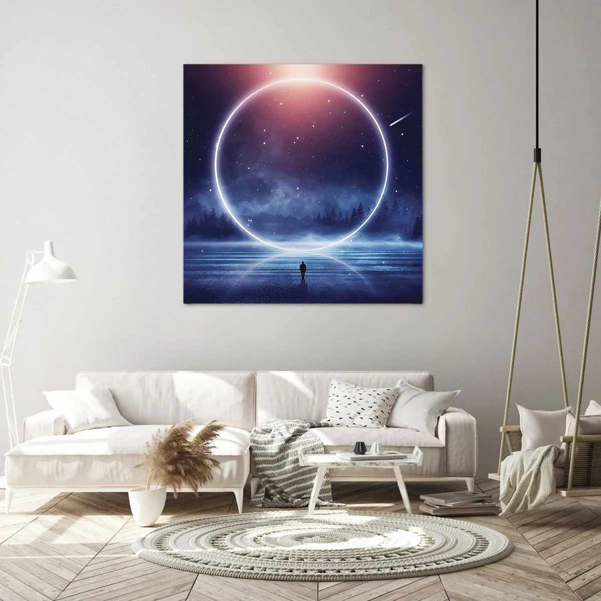 Canvastavla - Bild på duk - De finns redan här... - 40x40 cm