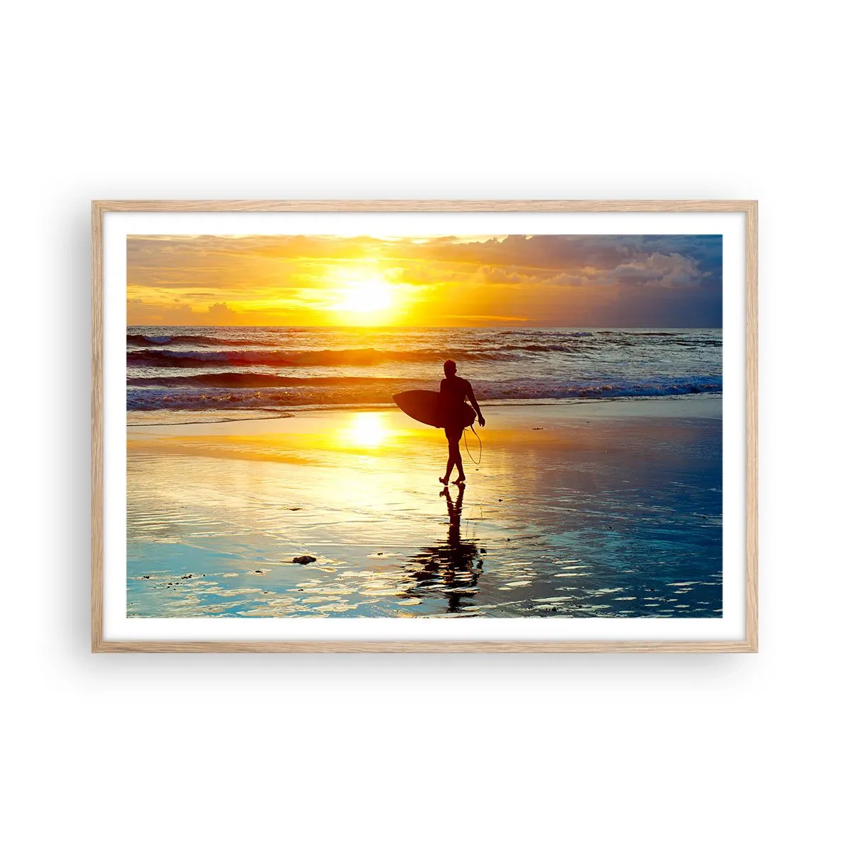 Affisch i ram av ljusek - Kämpes återkomst - 91x61 cm