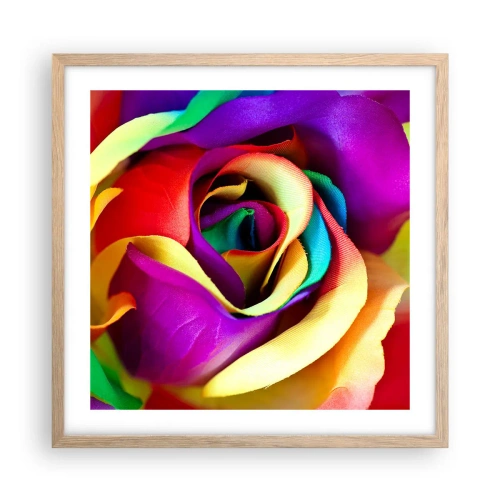 Affisch i ram av ljusek - Det är omöjligt - 50x50 cm