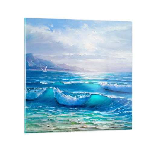 Glastavla - Bild på glas - Stillande - 30x30 cm