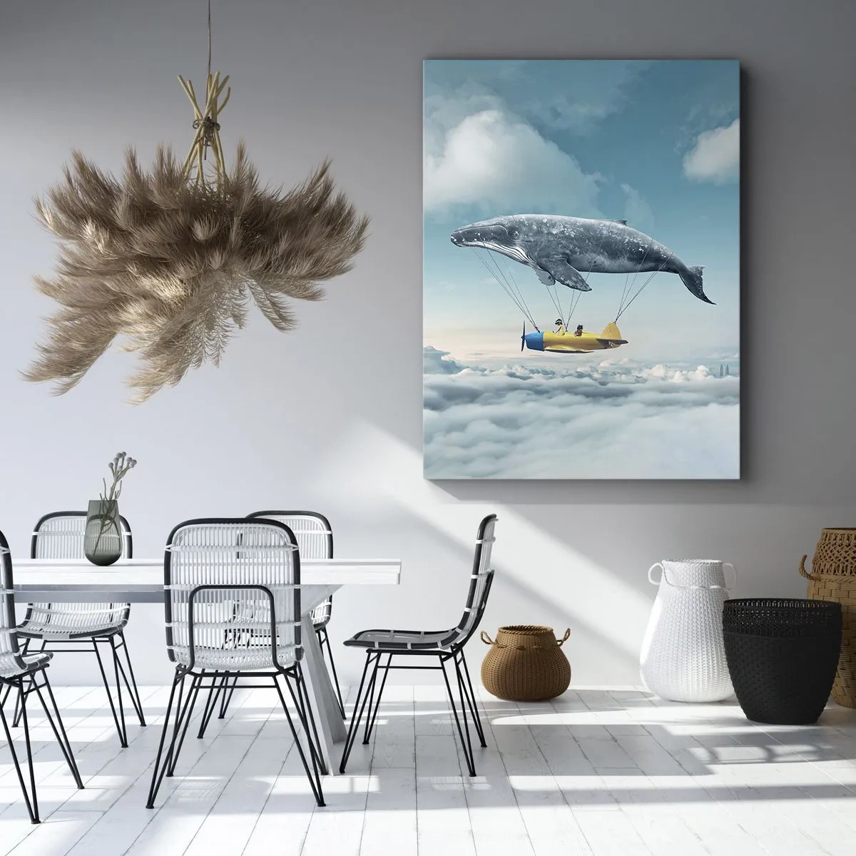 Canvastavla - Bild på duk - Varför inte? - 45x80 cm