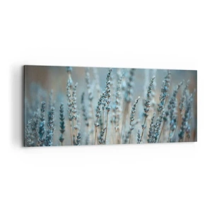 Canvastavla - Bild på duk - Doftande åkermark - 100x40 cm