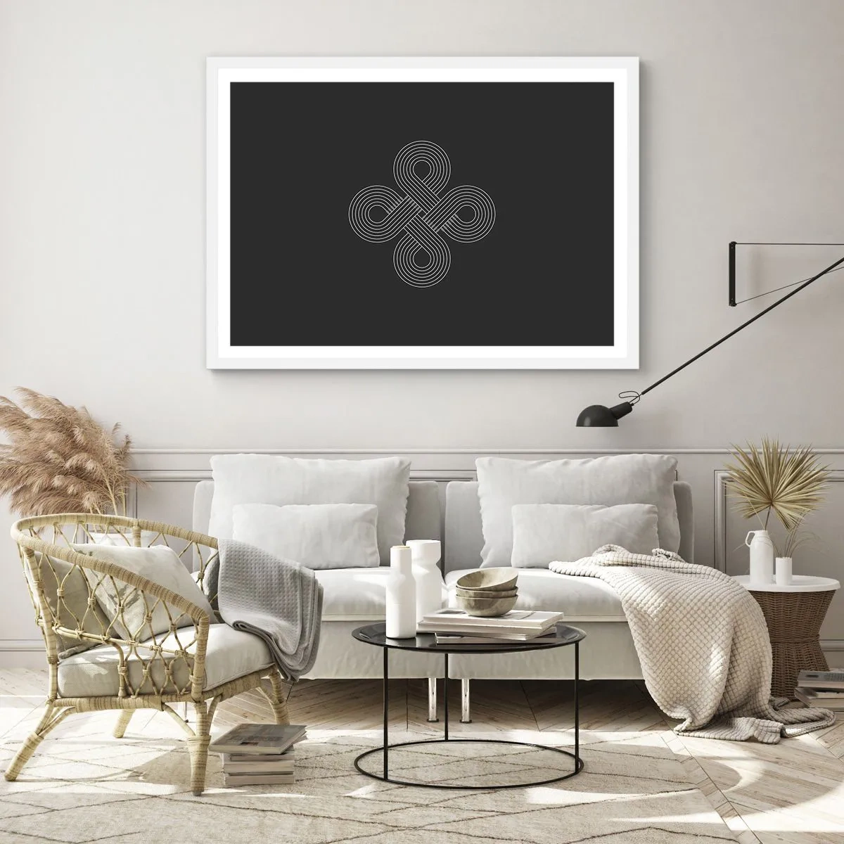 Affisch i vit ram - I keltisk anda - 91x61 cm