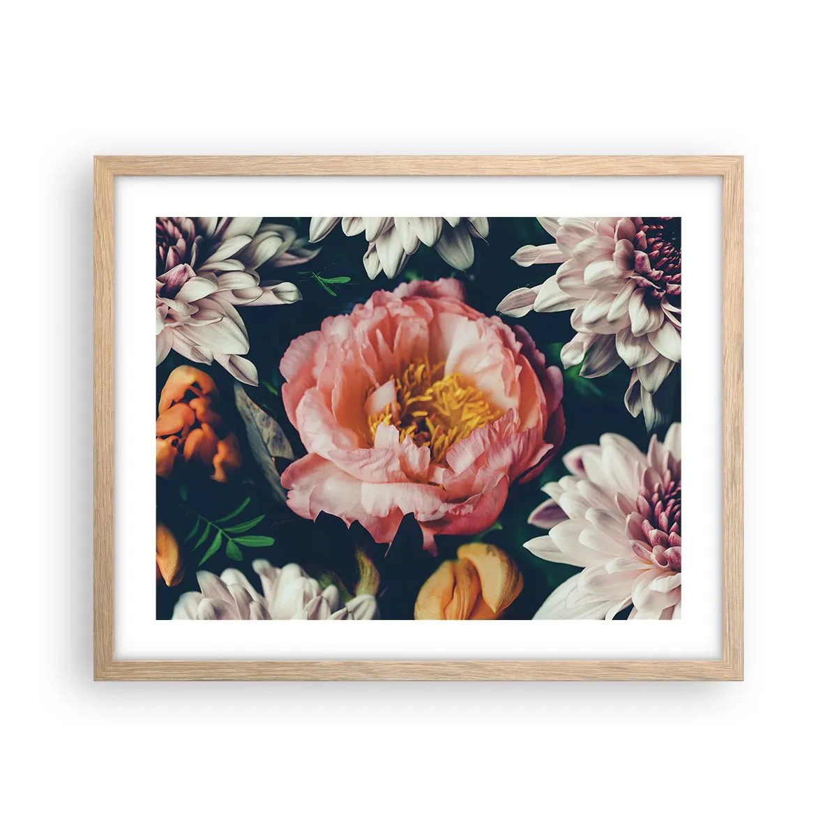 Affisch i ram av ljusek - Med barockprakt - 50x40 cm