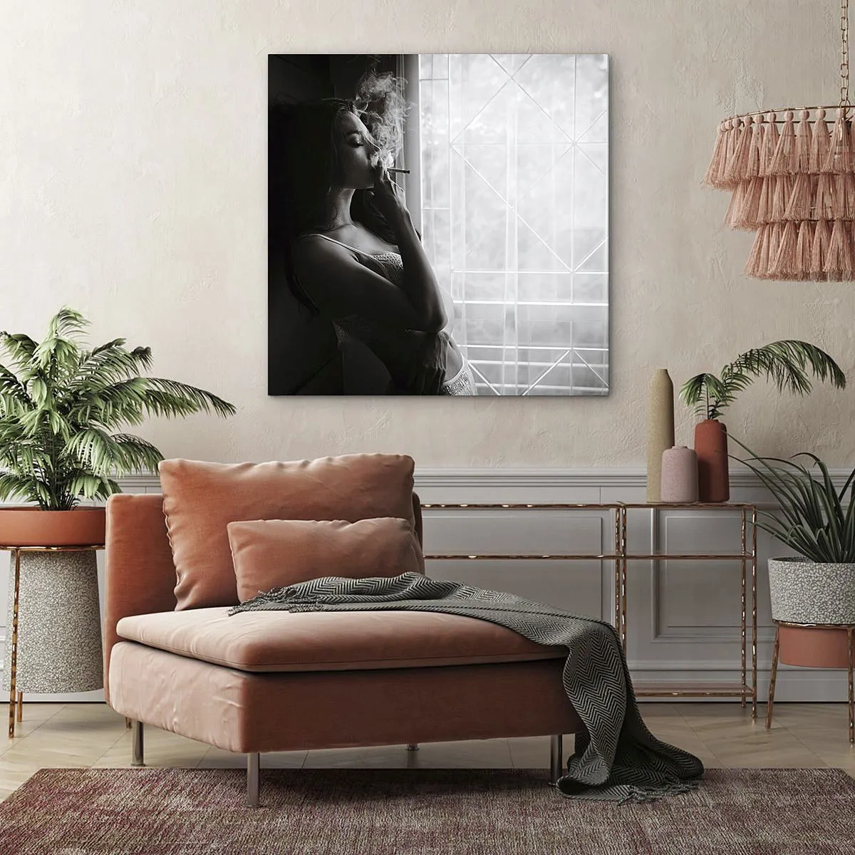 Canvastavla - Bild på duk - Ett sensuellt ögonblick - 30x30 cm