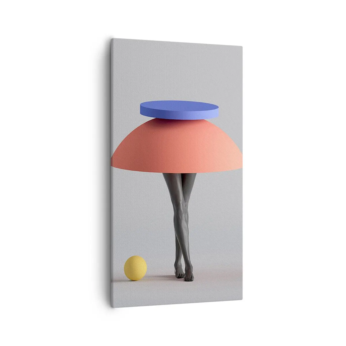 Canvastavla - Bild på duk - Surrealistisk komposition - 55x100 cm