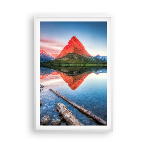 Affisch i vit ram - Glöd och kyla - 61x91 cm