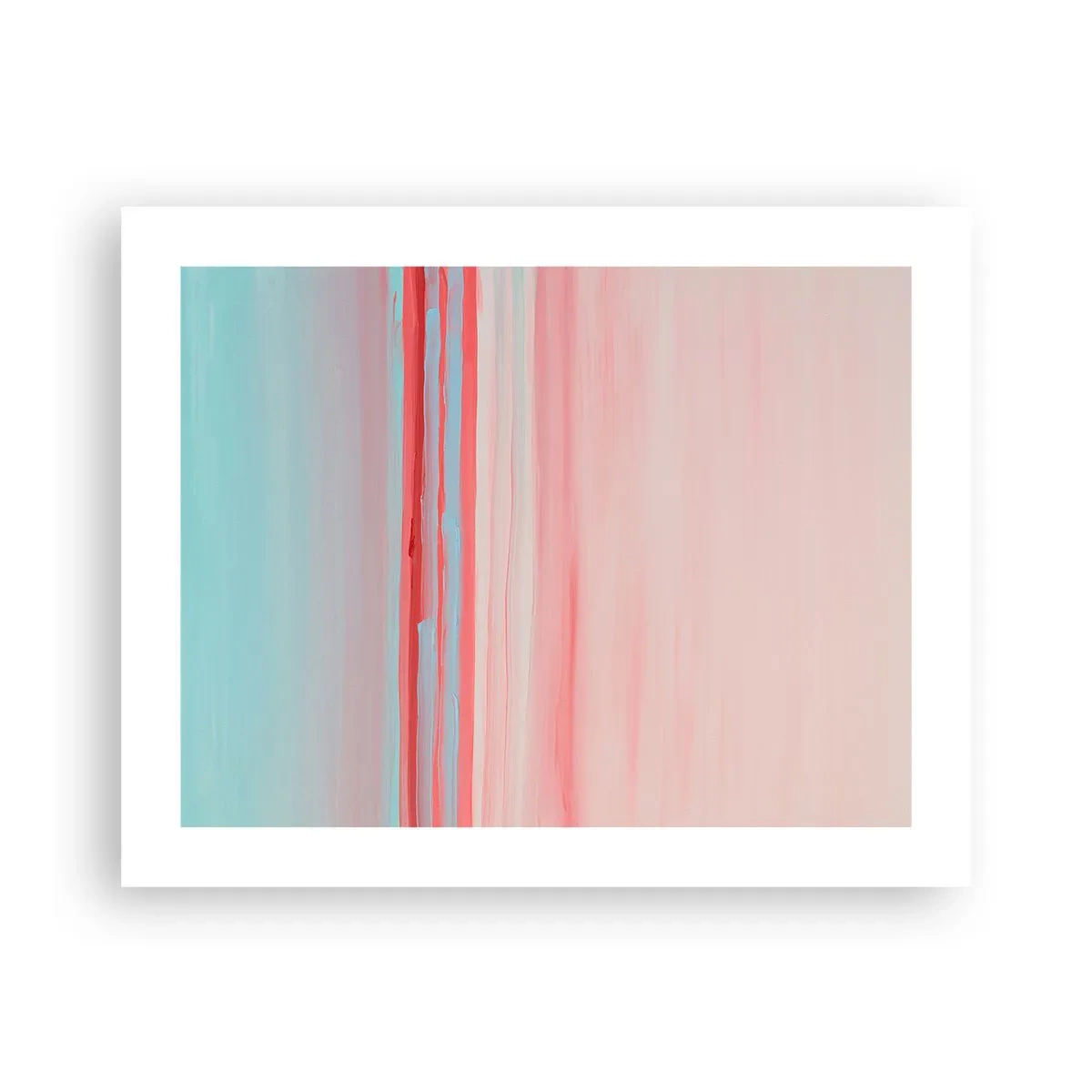 Affisch - Abstraktion i gryningen - 50x40 cm