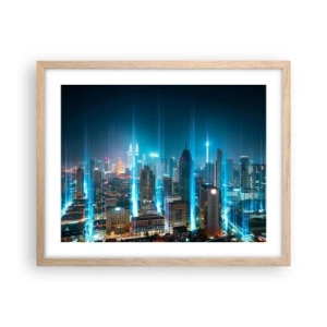 Affisch i ram av ljusek - Himmelsfärd på berlinskt sätt - 50x40 cm