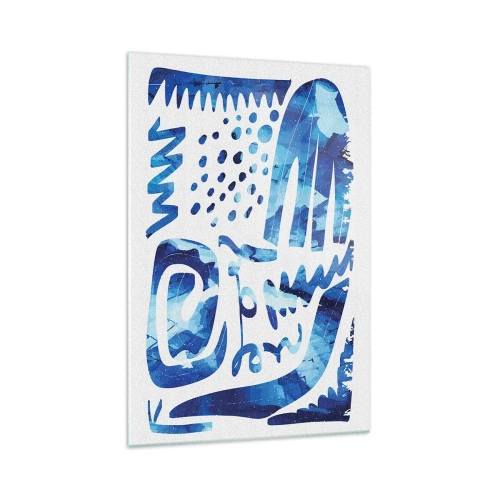 Glastavla - Bild på glas - Tillbaka till rötterna - 70x100 cm