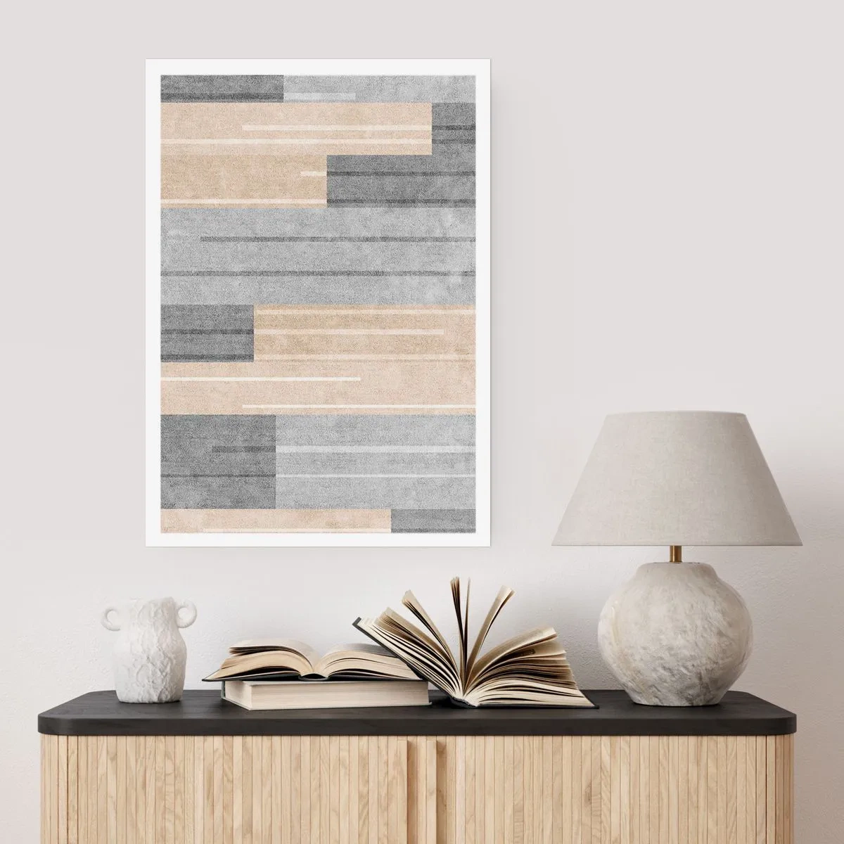 Affisch - Komposition: allt i lod - 70x100 cm