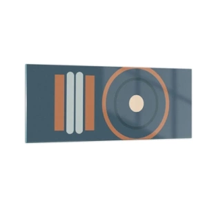 Glastavla - Bild på glas - Sakens kärna - 100x40 cm