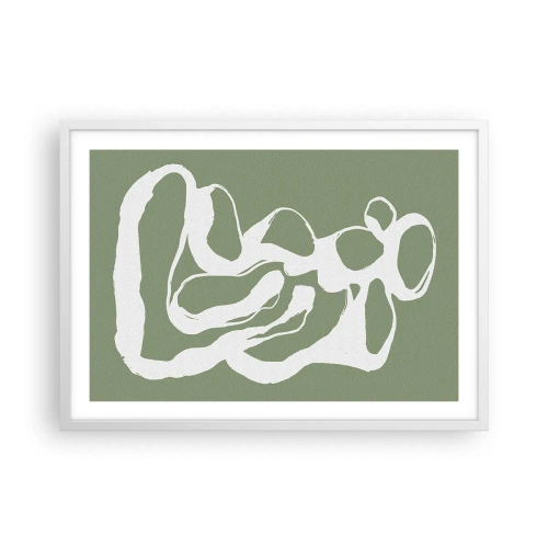 Affisch i vit ram - Rymdens kallelse - 70x50 cm