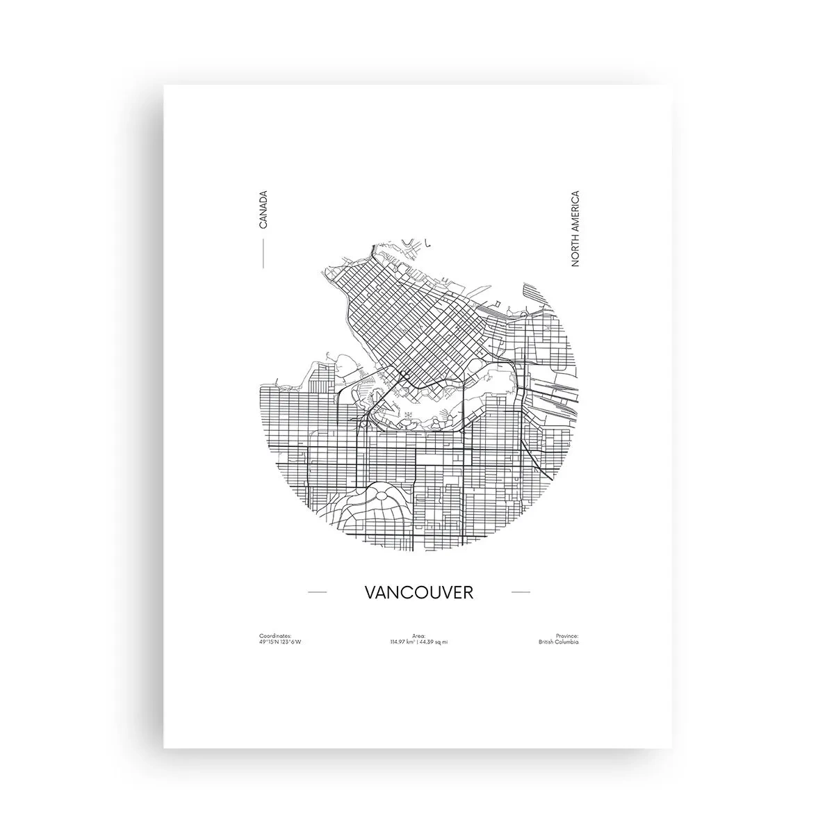 Affisch - Vacouvers anatomi - 30x40 cm