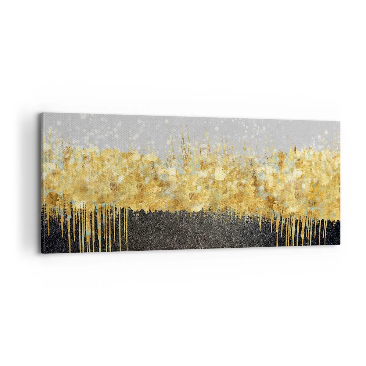 Canvastavla - Bild på duk - Inåt och uppåt - 100x40 cm