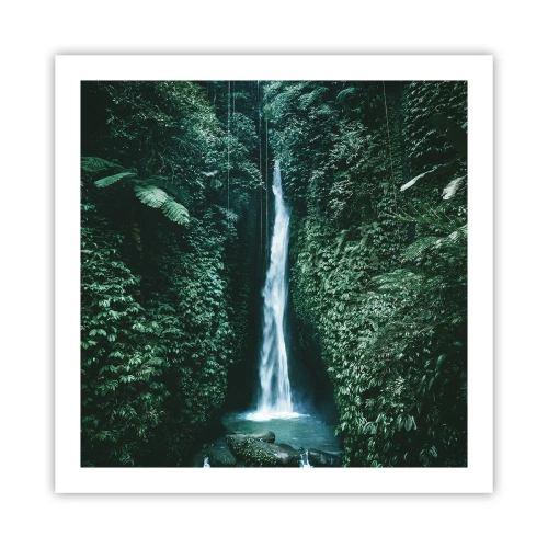 Affisch - Tropisk spa - 60x60 cm