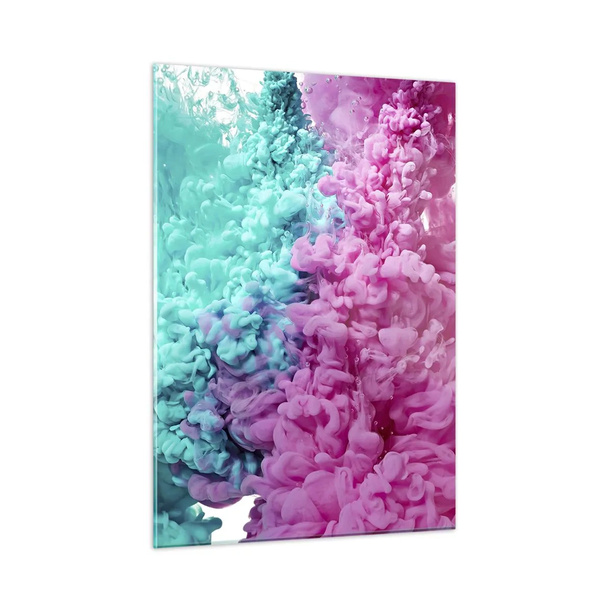Glastavla - Bild på glas - Avgörande möte - 50x70 cm