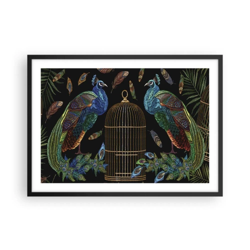 Affisch i svart ram - I kungliga kläder - 70x50 cm