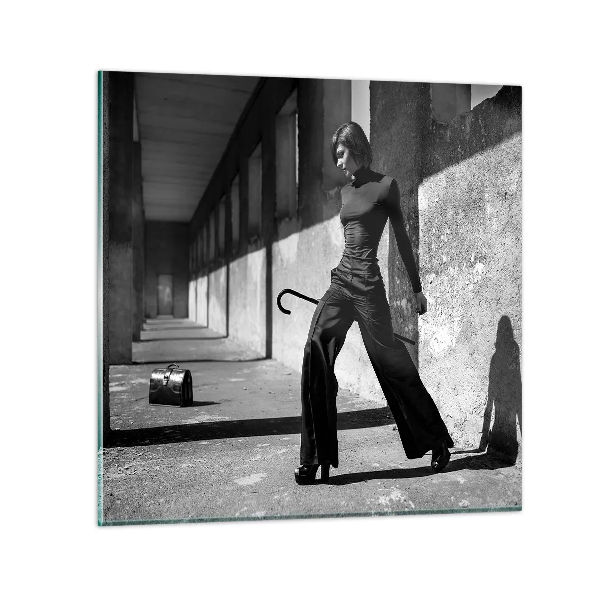 Glastavla - Bild på glas -  Stadselegans - 50x50 cm