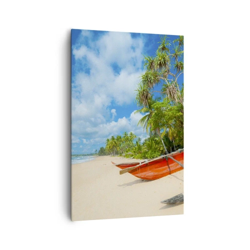 Canvastavla - Bild på duk - Tropikens charm - 80x120 cm