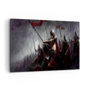 Canvastavla - Bild på duk - Förbipasseraren, hälsa Sparta... - 120x80 cm