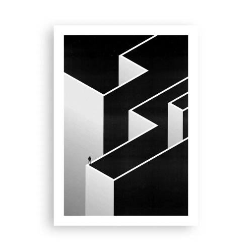 Affisch - Ensamhet på toppen - 50x70 cm