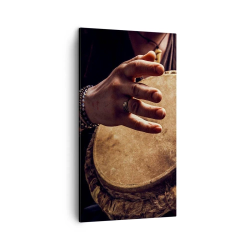 Canvastavla - Bild på duk - I hjärtats takt - 45x80 cm