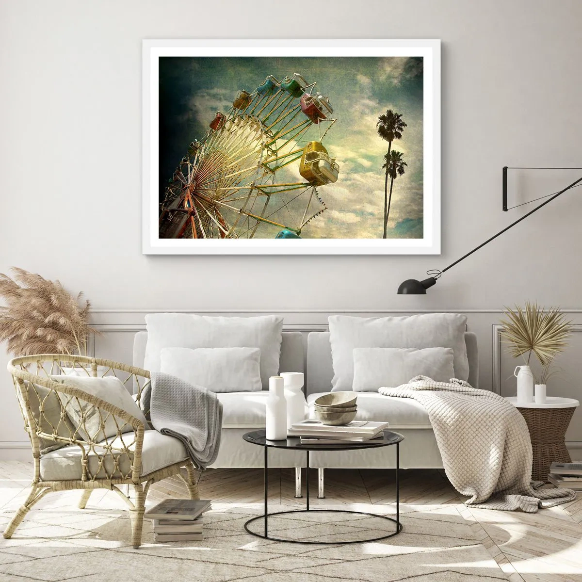 Affisch i vit ram - Kommer att bli, kommer att bli kul.... - 70x50 cm