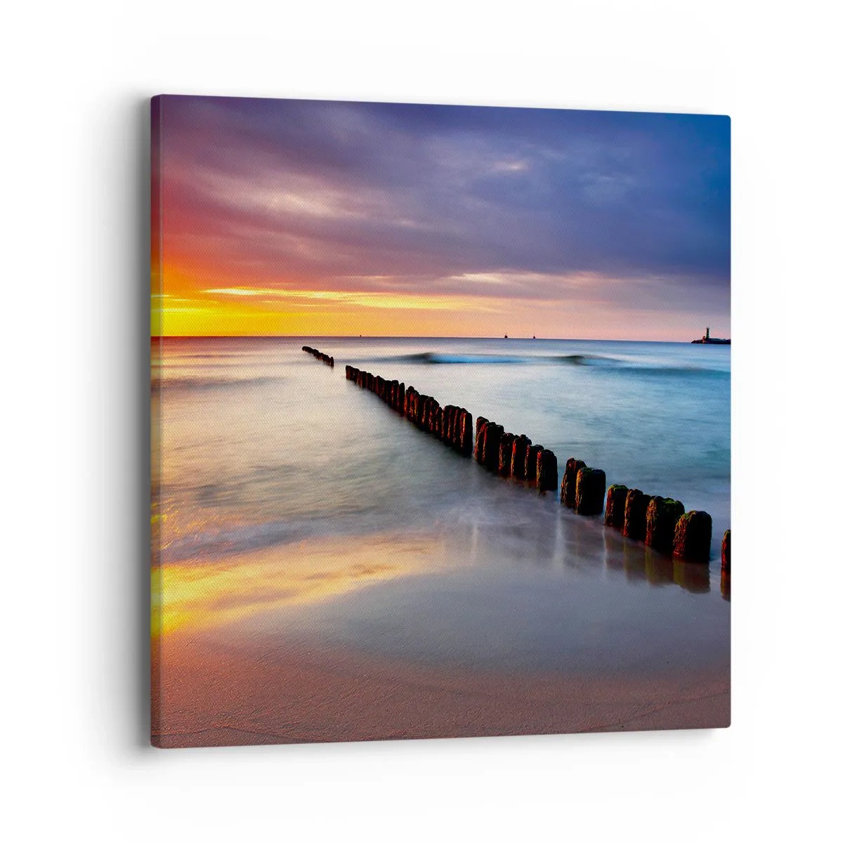 Canvastavla - Bild på duk - Lyssna på tystnaden - 40x40 cm