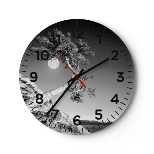 Väggklocka - Klocka på glas - Segerrik kämpe - 30x30 cm