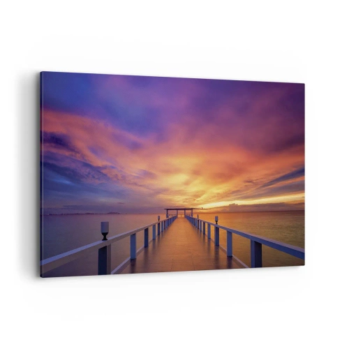 Canvastavla - Bild på duk - Utan ände - 120x80 cm