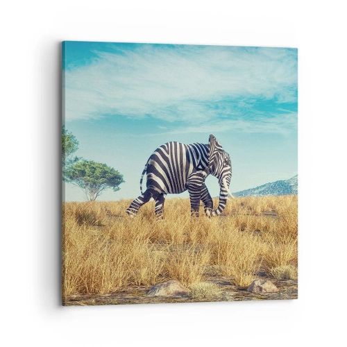 Canvastavla - Bild på duk - Grått är ute - 70x70 cm