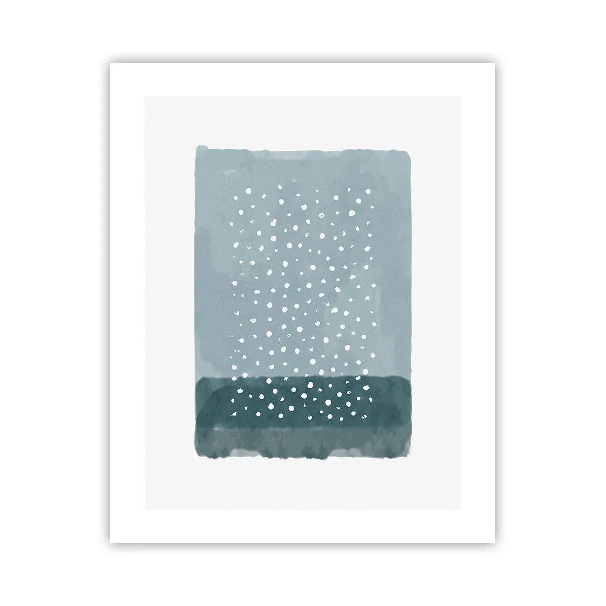 Affisch - Uppstådda ur det blåa - 40x50 cm