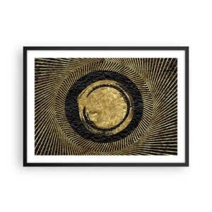 Affisch i svart ram - Glamourös komposition - 70x50 cm