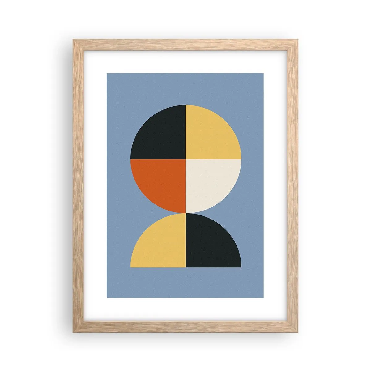 Affisch i ram av ljusek - Titta och räkna - 30x40 cm