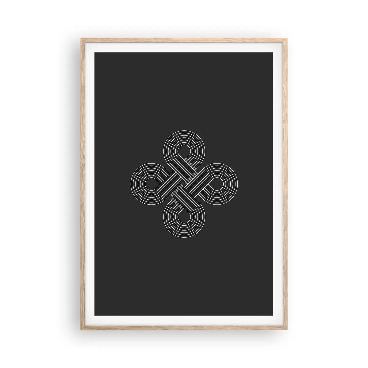 Affisch i ram av ljusek - I keltisk anda - 70x100 cm