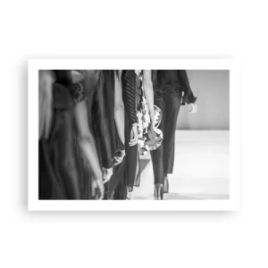 Affisch - En elegant parad - 70x50 cm