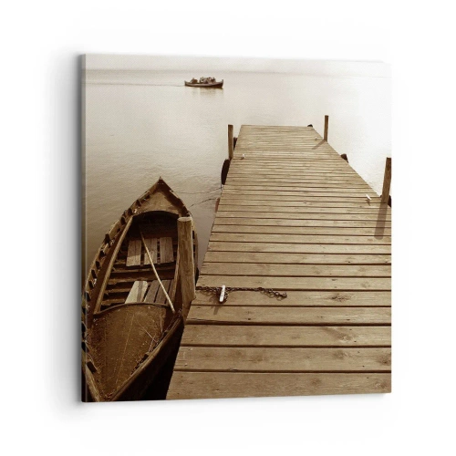 Canvastavla - Bild på duk - Stora lugnet - 70x70 cm