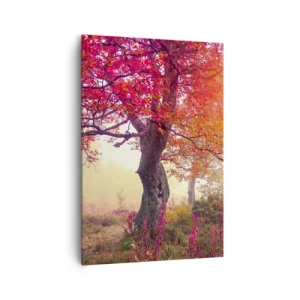 Canvastavla - Bild på duk - Våldsam blommande - 70x100 cm