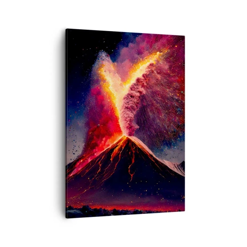Canvastavla - Bild på duk - Skönhet och skräck - 50x70 cm