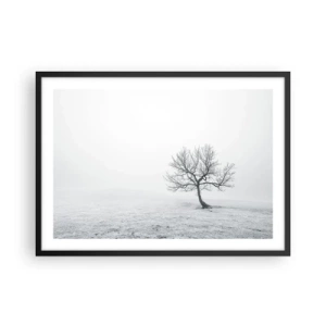 Affisch i svart ram - Mot intet - 70x50 cm