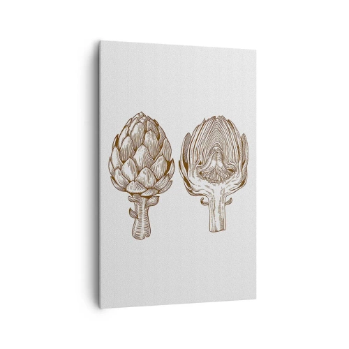 Canvastavla - Bild på duk - Anatomilektion - 80x120 cm