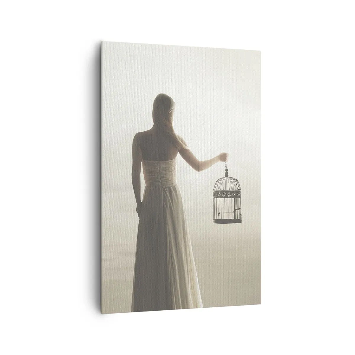 Canvastavla - Bild på duk - Var fri - 80x120 cm